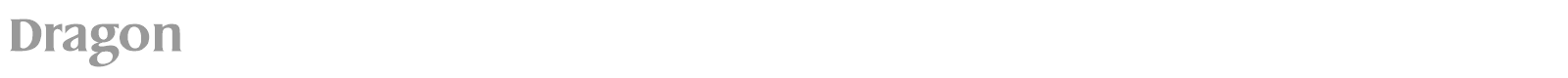 Dragon font preview